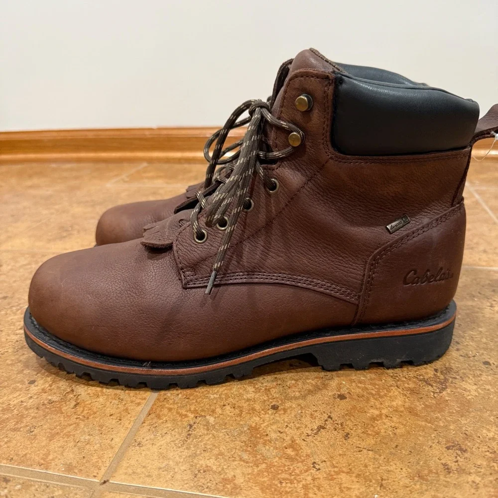 Cabela's Kiltie 2.0 Waterproof Work Boots Men‎ 12W Dark Brown